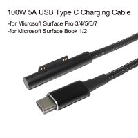 Lapcharging สายเคเบิลสำหรับ Microsoft พื้นผิว6 5 4 3 Usb Type C อะแดปเตอร์แปลงพลังงานที่เชื่อมปลั๊ก Dc สำหรับพื้นผิวไป