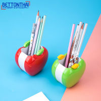 Deli 9139 Pen Holder ที่ใส่ปากกาทรงแอ๊ปเปิ้ลสุดน่ารัก คละสี 1ชิ้น กล่องดินสอ ที่ใส่ปากกา เครื่องเขียน school