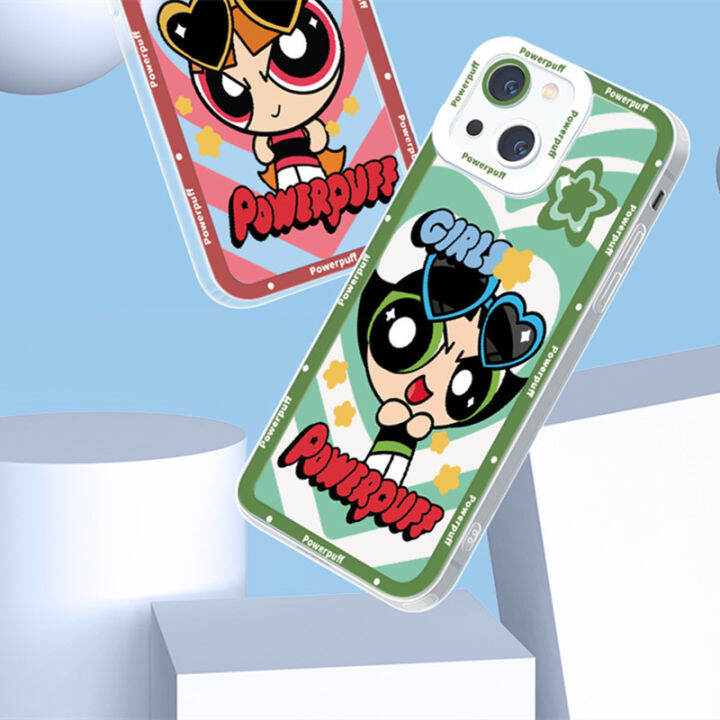 เคสสำหรับ-vivo-y11-y12-y12i-y12s-y21-y21s-y20-y11s-y33s-y15s-y15a-y51a-y51-y31-v21e-s1-y30i-ซิลิโคนนิ่มใสนุ่มเคสมือถือตานางฟ้า-powerpuff-สาวๆขอบตรงน่ารักโปร่งใสรูปการ์ตูน-tpu-ป้องกันเลนส์กันกระแทก