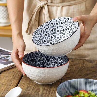 เครื่องครัวสุดสร้างสรรค์แบบเรียบง่ายเคลือบ6นิ้วสำหรับร้านอาหารบาร์ตกแต่งบ้าน Guanpai4ซุปก๋วยเตี๋ยวที่สะดวก