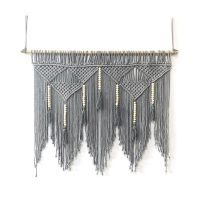 ! Macrame พรมผ้าฝ้ายสไตล์โบฮีเมียนสําหรับแขวนตกแต่งบ้าน