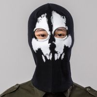 Full Face Skeleton Ghost Skull Face Hood Biker Halloween Props