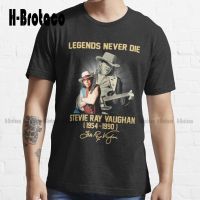 Stevie Ray Vaughan Legends Never Die Trending Tshirt White T Shirts Cotton Outdoor Simple Vintag Tee Shirts