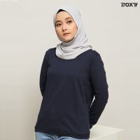 Y Ladies Long Sleeve Sweater - Navy