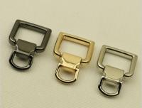 (10 PCSlot) factory wholesale metal luggage handbag shoulder strap link adjustment buckle bag hook hardware accessories