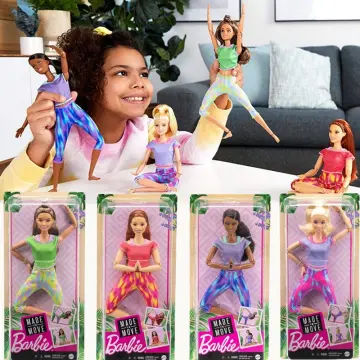 Buy Barbie Made To Move Doll Yoga online