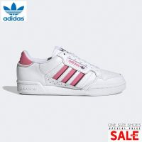 Adidas Womens Continental 80 Stripes H04021 White/Pink Sneakers (US female 7.5-24.5cm) One Size SALE