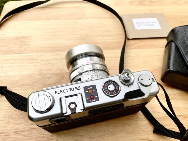 กล้องฟิล์ม-yashica-electro35-gsn-อุปกรณ์มาครบ