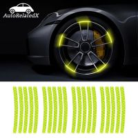 【cw】 20pcs Car Hub Reflective Sticker Strips 4 5 7 6 Cruze !