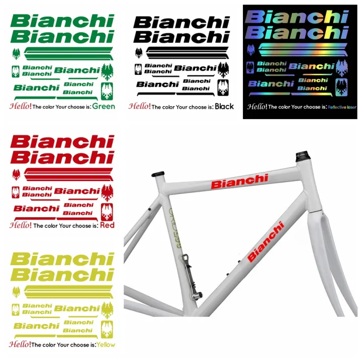 bianchi stickers road bike