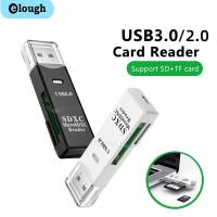 2 In 1การ์ดรีดเดอร์ Usb 3.0ถึง Sd ไมโครการ์ดความจำอะแดปเตอร์เมมโมรี่การ์ดสำหรับพีซีอุปกรณ์แล็ปท็อปเครื่องอ่านการ์ดอัจฉริยะหลายตัวอ่านการ์ด