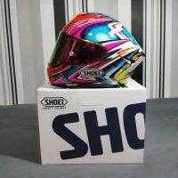 SHOEIหมวกกันน๊อคเต็มหน้าหมวกนิรภัยX14สีชมพูลายDaijiroหมวกกันน็อกขี่Motocross Racingหมวกกันน็อกมอเตอร์ไซด์