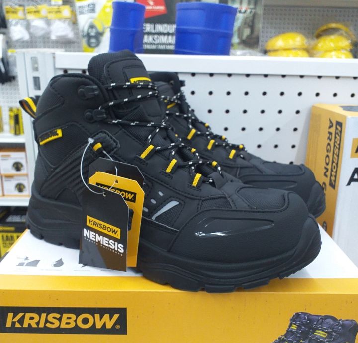 Sepatu Safety Krisbow Original Nemesismodel Tali 6 Inch Steel Toecap Lazada Indonesia 4902