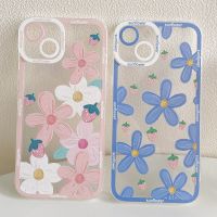 {OLI STUDIO} SoCouple สำหรับ SamsungS22 S21 S20 S10Plus หมายเหตุ10 20SoftFloral FlowerPhone กรณี Funda