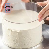 SUDMFK พรีเมี่ยม สำหรับการเสิร์ฟ Bake Display อัด วงกลม ชัดเจน ฐานรองเค้ก ที่ขูดเค้ก จานเค้ก เครื่องมืออบ