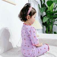 New Pyjamas Sets For Girls Pajamas Suit Summer Short Sleeve Hight Waist Childrens Clothing Baby Sleepwear for Kids 1 2 3 4Years