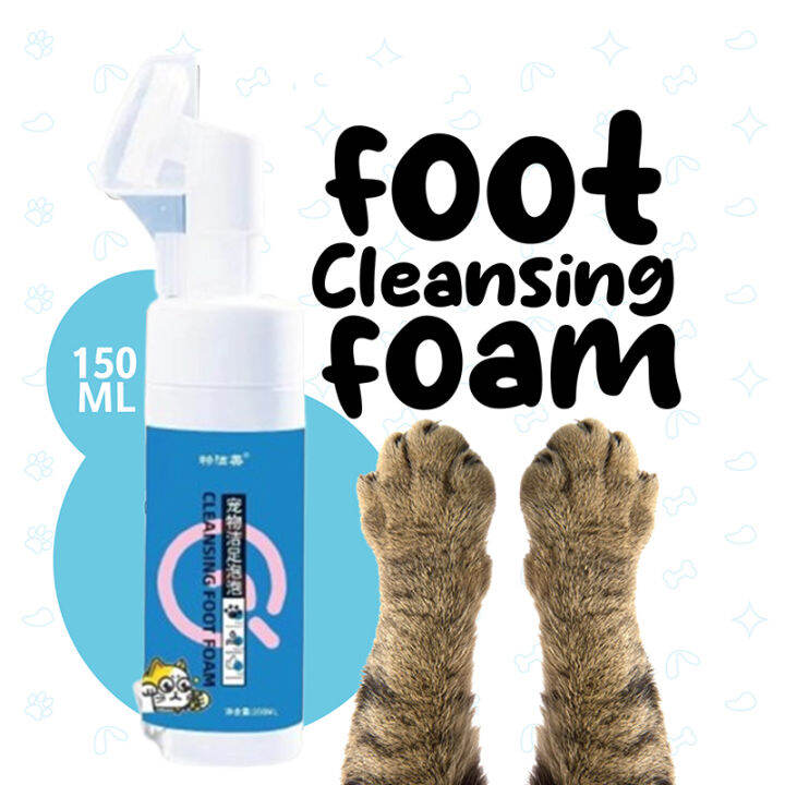 TZ MALL Pet Paw Cleansing Foam Dog Foot Waterless Cleaning Foam
