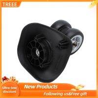 Treee Black Universal Luggage Wheels PVC Durable Suitcase Replacement