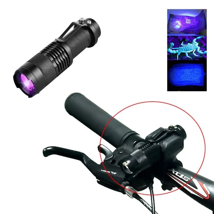 led-uv-flashlight-ultraviolet-torch-with-zoom-function-mini-uv-light-pet-urine-stains-detector-hunting-money-detector-lamp-rechargeable-flashlights