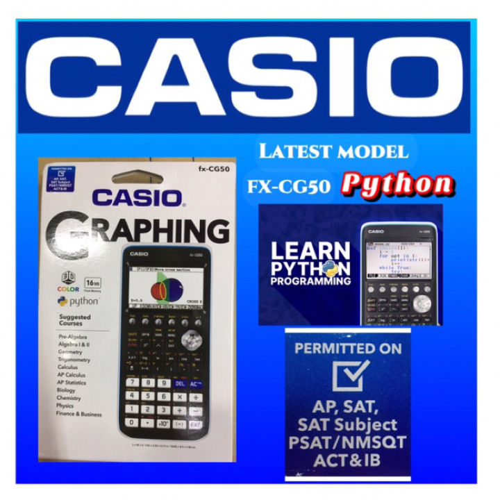 Casio PRIZM FX-CG50 Graphing Calculator, Refurbished