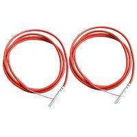 2X 2 Wire PT1000 Temperature Sensor Thermistor Silicone Gel Coated 1.5Meters Probe 45mm x 5mm -50-180 Centigrade RTDs