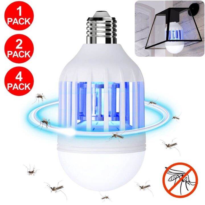 durable 10W 2 in 1 Zappeer LED Light Bulb Mosquito Fly Insect Killer ...