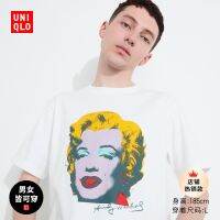 เสื้อยืดผ้าฝ้ายพิมพ์ลายขายดี Uniqlo เสื้อยืดแขนสั้น พิมพ์ลาย (UT) ARCHIVE สําหรับผู้ชาย และผู้หญิง 463150S-5XL