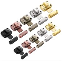 1Set Zinc Alloy Left And Right Latch Sliding Door Push Universal  Security Slidings Doors Lock Bolt  With Screws Latchs 5Colours Door Hardware Locks M