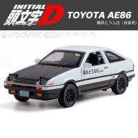 โมเดลรถโลหะผสม Ae86ตัว D เริ่มต้น1/32สำหรับเด็กผู้ชายทำจากโลหะสำหรับฝีมือประณีตและตัวของเล่นดึงถอยหลัง