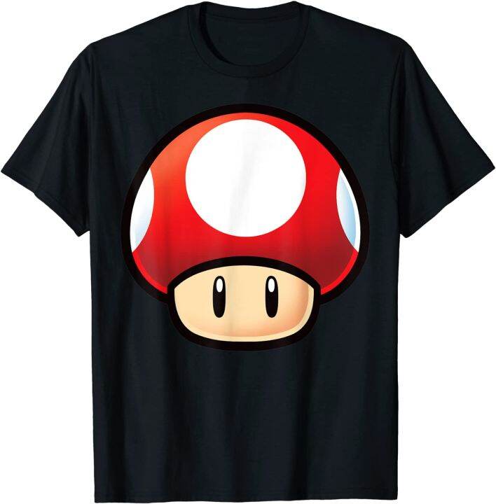 Super Mario Red Mushroom Big Face T-Shirt | Lazada PH