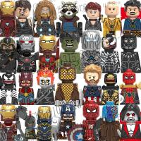 Disney Marvel Avengers Mini Superhero Building Blocks Iron Man หมอแปลก Hulk Thanos Spider-Man Venom Hawkeye อิฐของเล่น-Cailine