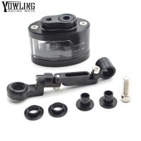 Universal Motorcycle Brake Fluid Reservoir Oil Tank with mounting kit For Honda VFR NC 700 750 800 1200 F VFR750 VFR800 VFR1200