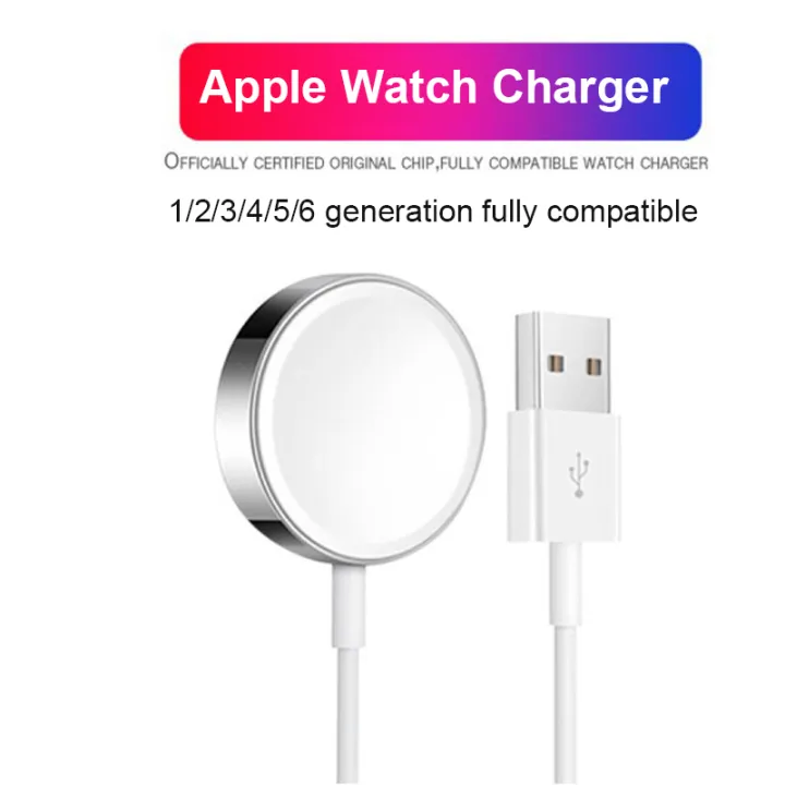 Wireless Charging Charger Cable Portable Smart USB Watch