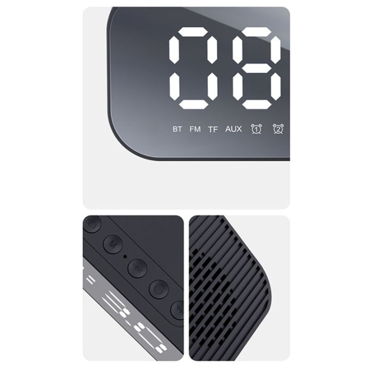 havit-m3ซับวูฟเฟอร์-mini-mirror-clock-ลำโพงบลูทูธ-spsc-2200mah