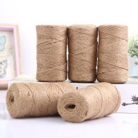 Special Offers 1 Roll 1Mm 2Mm 3Mm 100M Macrame Rope Twisted String Cotton Cord For Handmade Natural Beige Rope DIY Home Wedding Accessorie Gift
