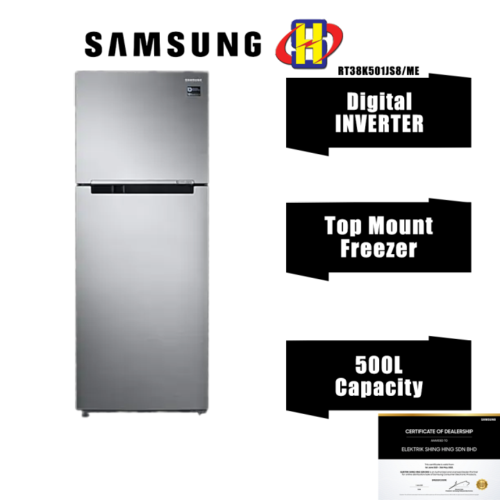 Samsung Refrigerator (500L) Top Mount Freezer Inverter Fridge