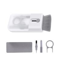 6 in 1 Cleaner Kit Computer Earphone Cleaner Brush Keyboard Cleaning Tool Screen Wipe Cloth for Headphone Phone Laptop