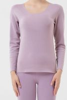 Winter Thermal Underwear Long Johns Set Sleeves Tops Mid Waist Buttoms Warm Body Panties Thick Seamless Cotton Clothes