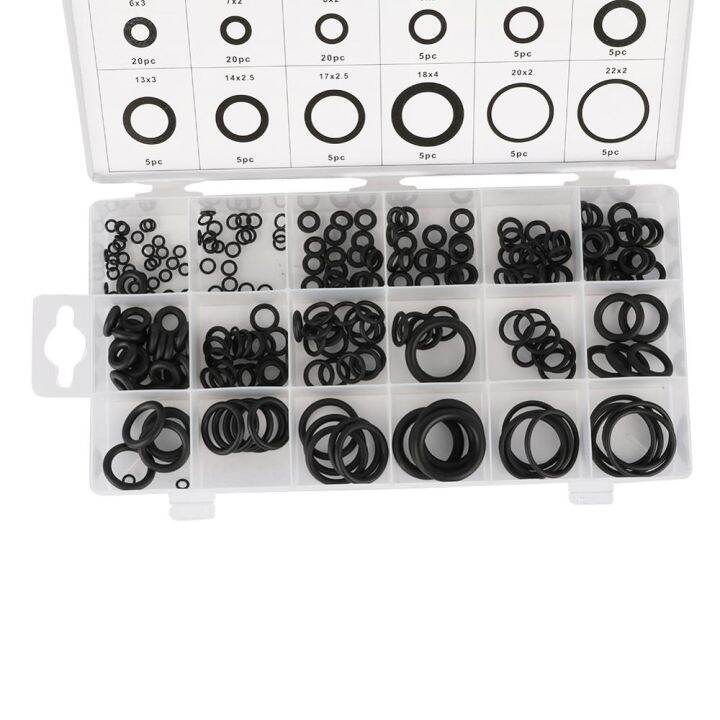 225pcs-rubber-o-ring-oil-resistance-o-ring-washer-seals-watertightness-assortment-different-size-with-plactic-box-kit-set