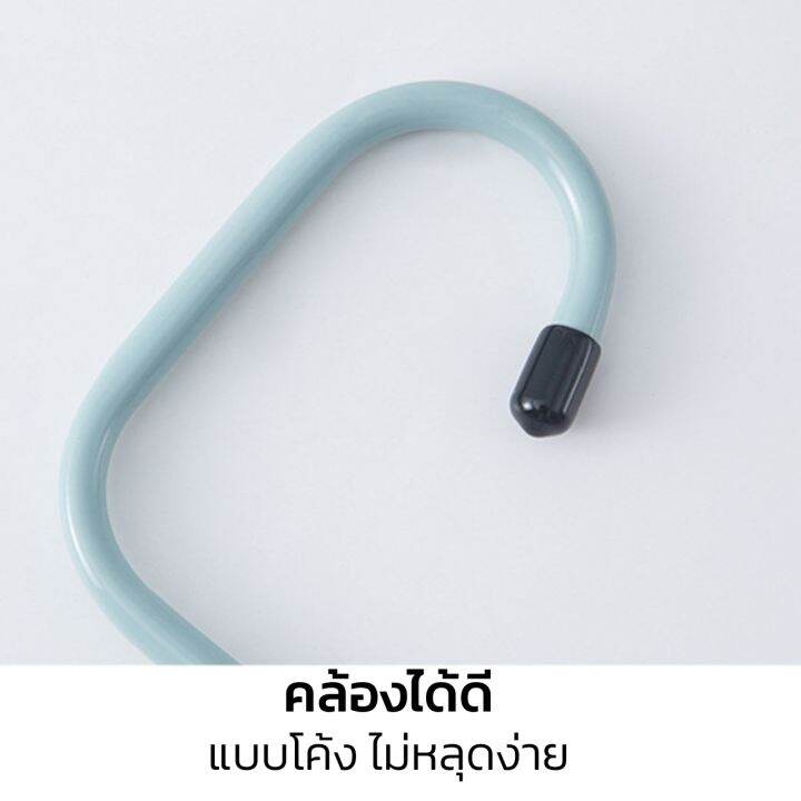 ไม้แขวนกางเกง-ที่แขวนกางเกง-5-ตัว-ปรหยัดพื้นที่-trousers-hanger-kujiru