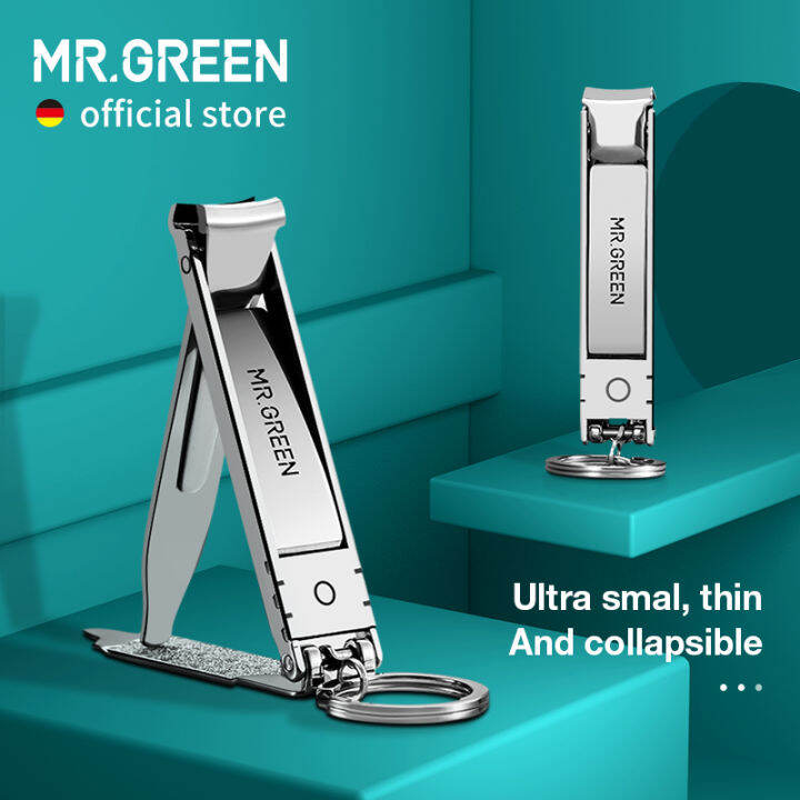 MR.GREEN UltraThin Nail Clippers Collapsible Portable Travel
