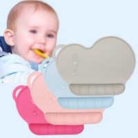 Children Silicone Suction Plate Dining Plate Place Mat Divided Serving Tray Kid Waterproof Table Suction Plate Baby Feeding Dish