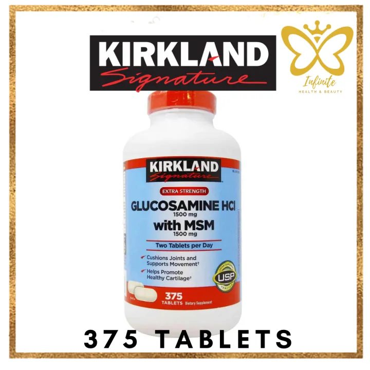 Kirkland Signature Glucosamine with MSM 375 Tablets Lazada PH