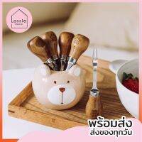 New!!【พร้อมส่ง】Set-ด้ามจิ้มสุดคิ้วท์ ฟิวคาเฟ่ สไตล์เกาหลี น่ารักมาก Lassie Decor