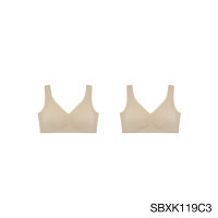 (Set 2 ชิ้น) Sabina เสื้อชั้นใน รุ่น Soft Collection รหัส SBXK119 สีเนื้อเข้ม