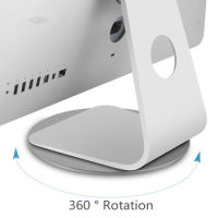 360 Rotation Computer Monitor Base Disc Non-slip Laptop Notebook Aluminum Alloy Stand Dock for Apple Mac evision Projector