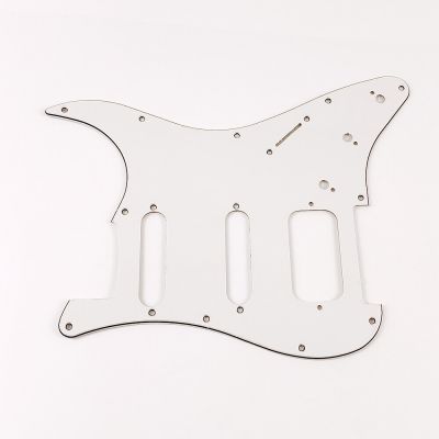 ；‘【；。 11 Holes Electric Guitar Pickguard SSH HSS Guitar Scratch Plate &amp; Screws Fit ST Guitar Parts