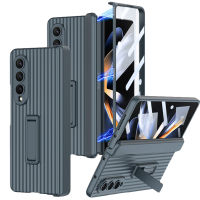 YQODSZ สำหรับ Samsung Galaxy Z Fold 4 กรณีที่มีการป้องกันบานพับแม่เหล็กและป้องกันหน้าจอด้านหน้า,รวมทุกอย่างฮาร์ดพีซีกันกระแทกปกคลุมด้วยขากล้องปกกรณีโทรศัพท์สำหรับ Z พับ4 2022