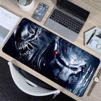 น่ากลัว Alien Monster Gaming Mouse Pad คอมพิวเตอร์เดสก์ท็อปอุปกรณ์เกมเดสก์ท็อปคอมพิวเตอร์แล็ปท็อปผู้เล่น Lockside Extension แผ่นรองเมาส์ Xxl