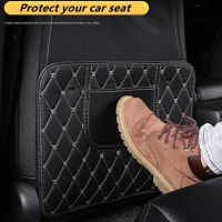 Car Kick Mat For Nissan Altima Dualis Juke Frontier Fuga Leaf Bluebird Rogue Navara NP300 Leaf Kicks Car Rear Seat Back Cover